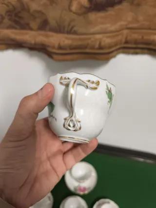 14 Tazas porcelana Meissen