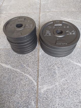 Mancuernas ajustables con maletín