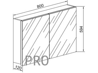 Mobile da bagno a parete sospeso