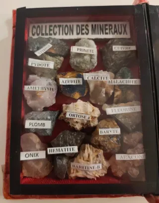 Colección de Minerales y Fósiles tal fotos