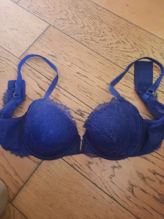 Sujetador Women'secret azul encaje