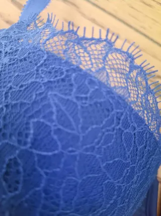 Sujetador Women'secret azul encaje