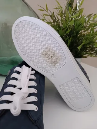 Zapatillas Venca Azul Estrellas Glitter