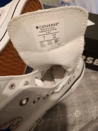 Botas Converse Blancas lona