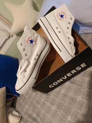 Botas Converse Blancas lona