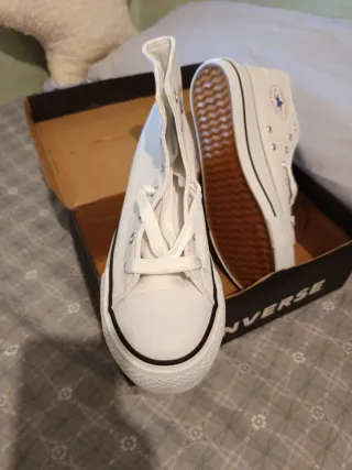 Botas Converse Blancas lona