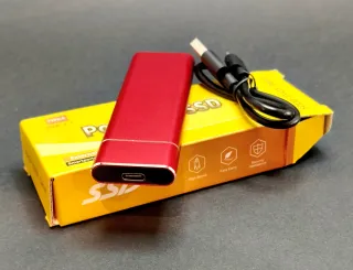 SSD Portátil Type-C USB 3.1 Rojo