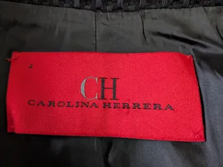 Abrigo Carolina Herrera Negro
