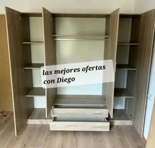 Armario Armario de madera 2,3,4 puertas