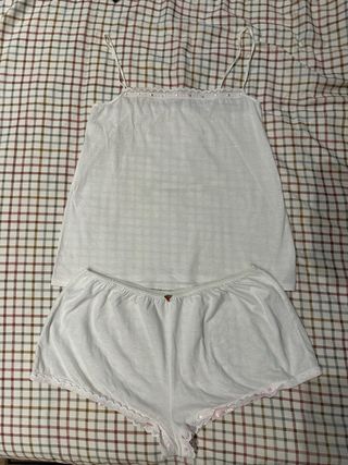 Conjunto lencería blanco