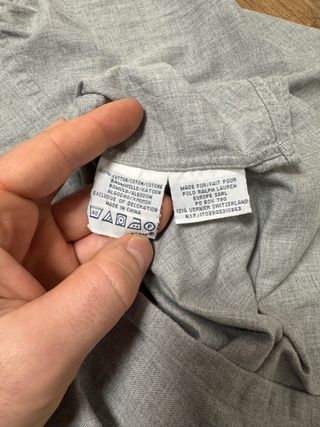 Camicia Uomo Ralph Lauren Custom Fit Tg M