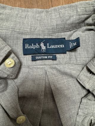 Camicia Uomo Ralph Lauren Custom Fit Tg M