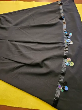 Vestitino donna nero con fiori