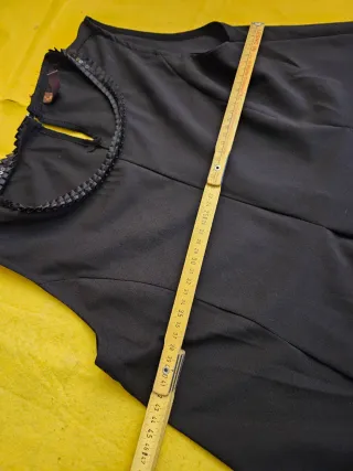 Vestitino donna nero con fiori