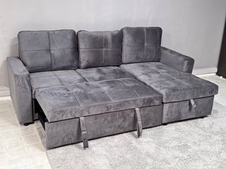 Sofá cama chaise longue gris - hacemos envíos