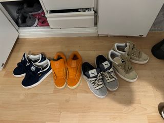 Puma Suede XL Talla 42 Azul/Naranja