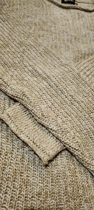 Maglione Rifle Beige/Grigio