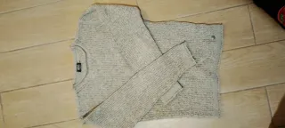 Maglione Rifle Beige/Grigio