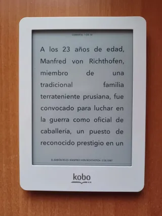 E-reader Kobo Glo Bianco