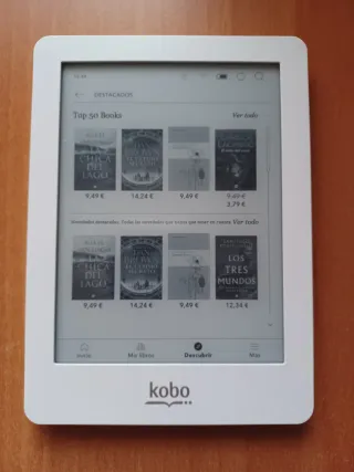 E-reader Kobo Glo Bianco