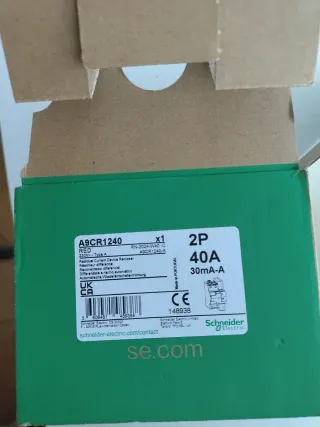 Diferencial Rearmable Schneider 40A