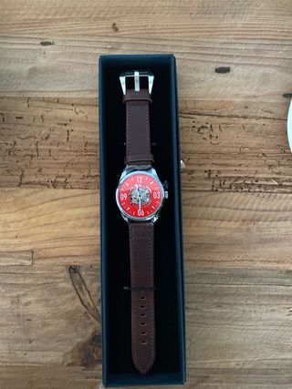 Indie Watch Arias 41RD Correa Marrón Esfera Roja