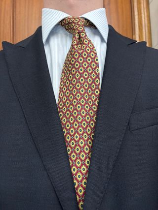 Corbata Lafayette Roja y Amarilla