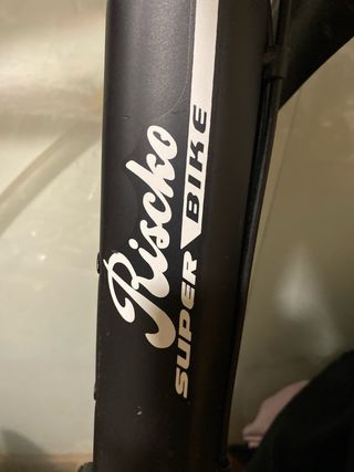 Bicicleta de paso con frenos de disco impecable