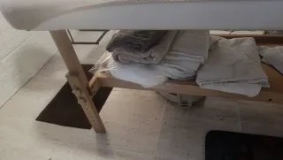 Gran camilla confortable para masaje fija