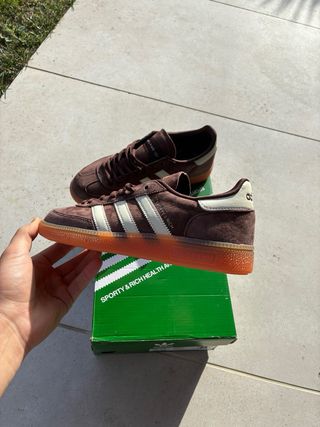 Zapatillas Adidas Handball Marrones Talla 38