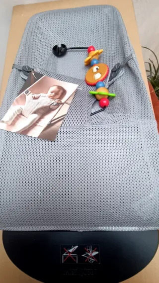 Hamaca BabyBjörn Bliss Malla Gris