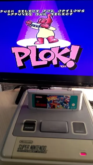 Plok Super Nintendo SNES