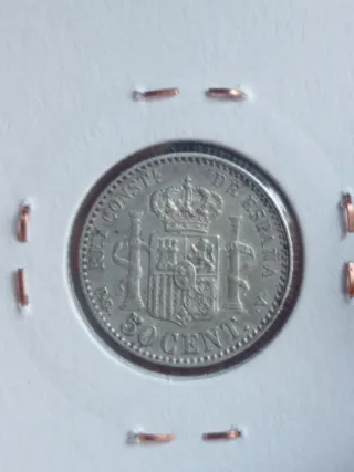 50 cts Alfonso XIII 1894
