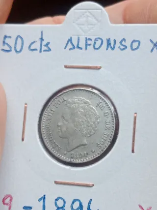 50 cts Alfonso XIII 1894