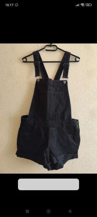 Peto vaquero corto negro