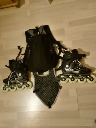 Patines en línea Rollerblade negros