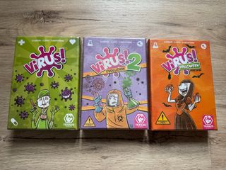 3 Juegos de cartas Virus!
