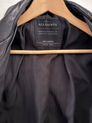 Cazadora de cuero All Saints