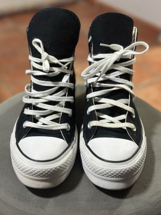 Converse Negras Mujer Talla 39