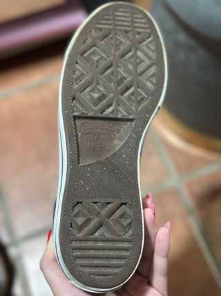 Converse Negras Mujer Talla 39