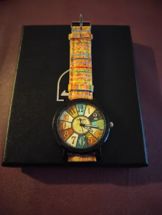 Reloj SOLED multicolor con correa estampada
