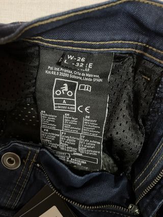 Pantalón moto ARMURE Rupert Blue W26 L32