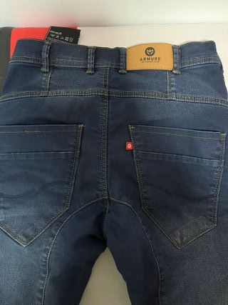 Pantalón moto ARMURE Rupert Blue W26 L32