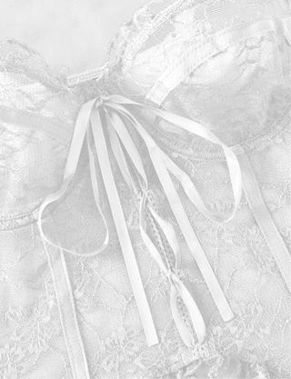 2 Conjuntos Lencería Encaje Blanco y Rojo