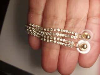 Pendientes fiesta brillantes strass