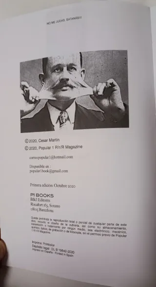 Libro No me Judas, Satanás de César Martín