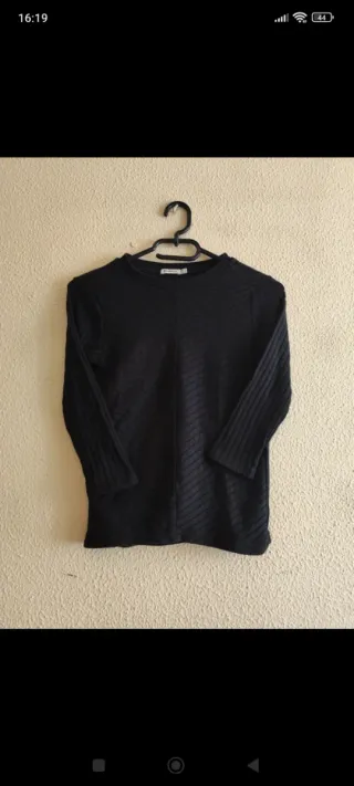 Camiseta negra manga larga