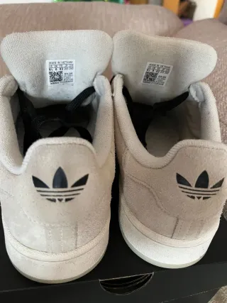 Zapatillas Adidas Campus Talla 42 Beige/Negro