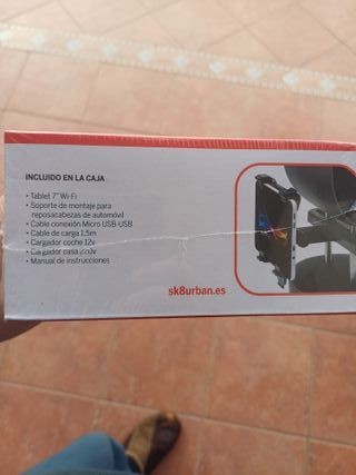 SK8 Car Tablet 7HD con soporte