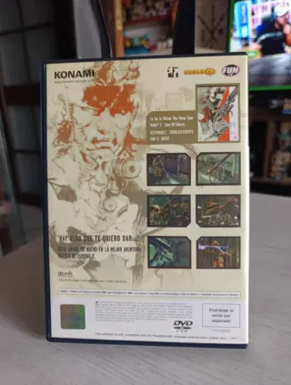 PS2 Metal Gear Solid 2 Edición Bundle Completa